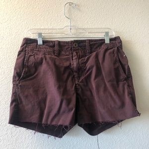 Cutoff shorts